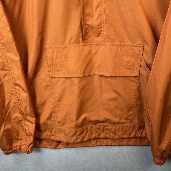Vantage Nylon Anorak‎ Jacket Mens XL 1/2 Zip Hoodie Windbreaker Vintage Hilton - Picture 4 of 15